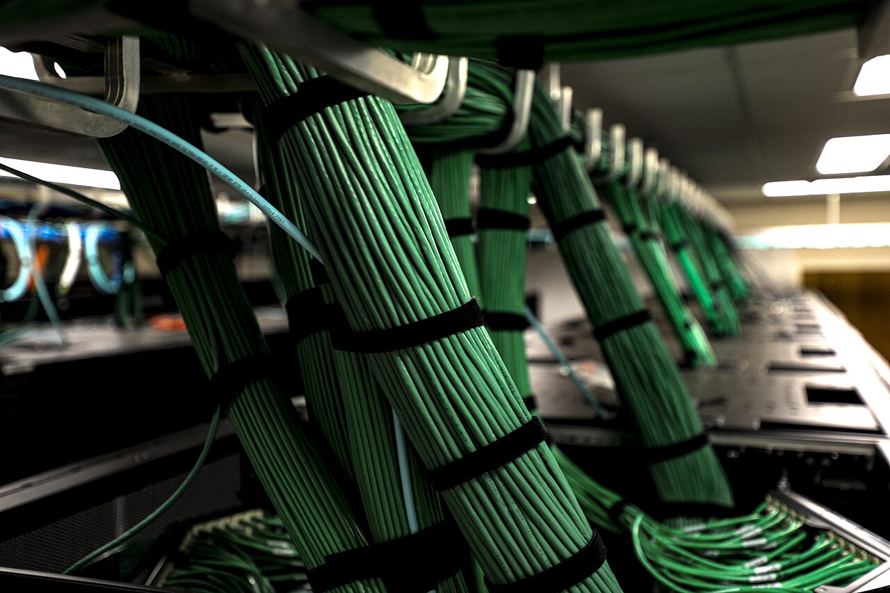 Server network connections representing the LogixScale WordPress AI and MCP publishing workflow