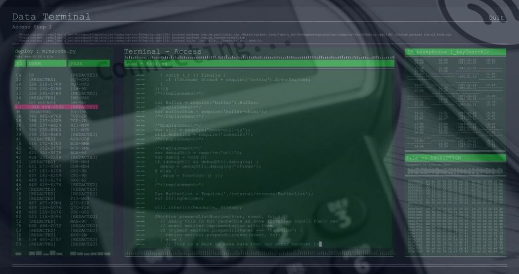 Developer terminal and code interface illustrating automated SEO quality assurance and regression testing