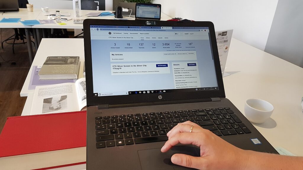 Laptop showing a software dashboard representing the LogixScale V1 platform case study