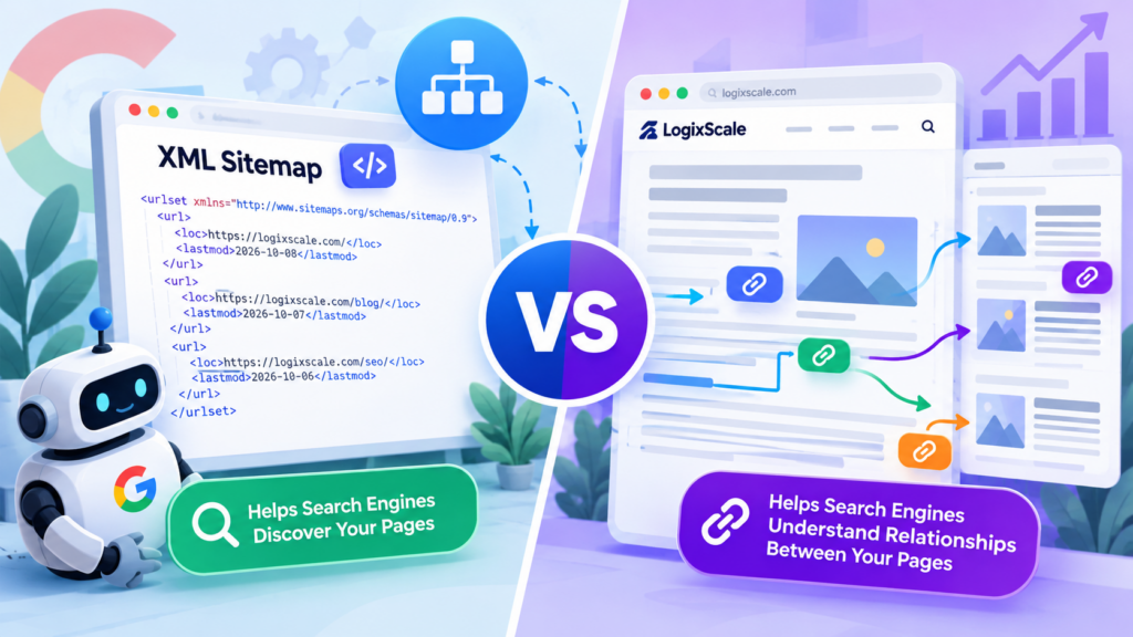 XML Sitemap vs Internal Links SEO Guide